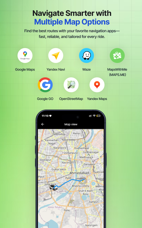 GORIDE | InDriver Clone | Flutter Complete Taxi Booking Solution with Bidding Option - 2