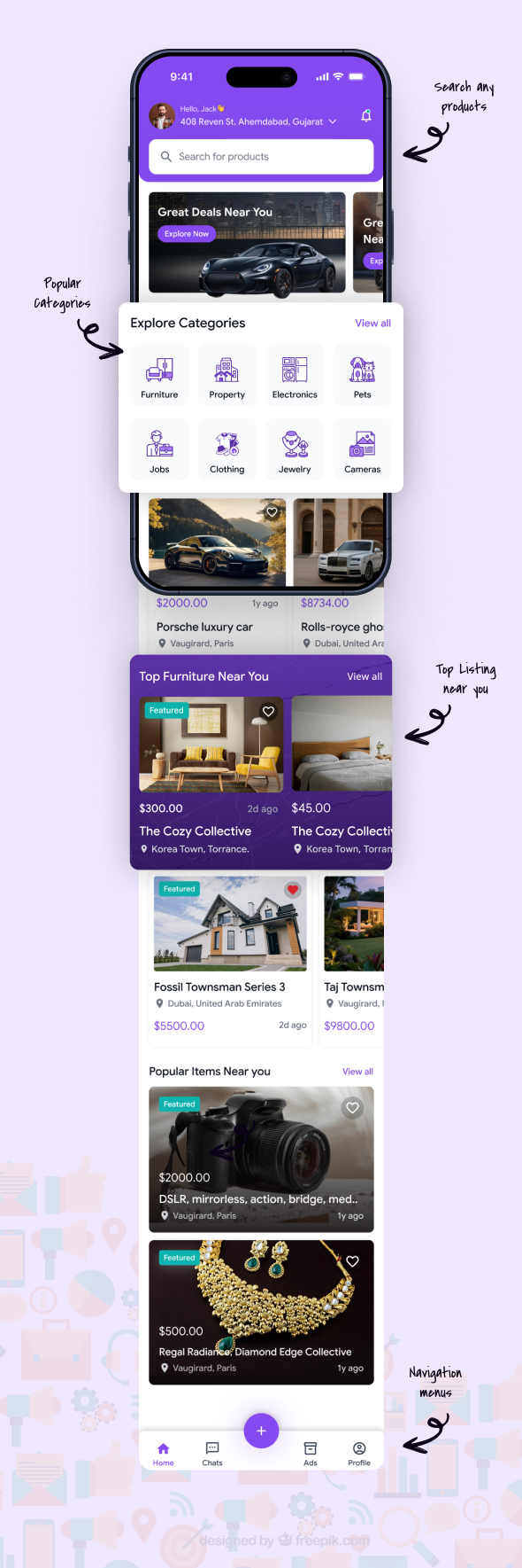 QuickList | Classified Ads Buy and Sell Marketplace Flutter App With Laravel Admin Panel - 7