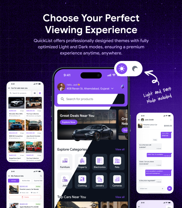 QuickList | Classified Ads Buy and Sell Marketplace Flutter App With Laravel Admin Panel - 6